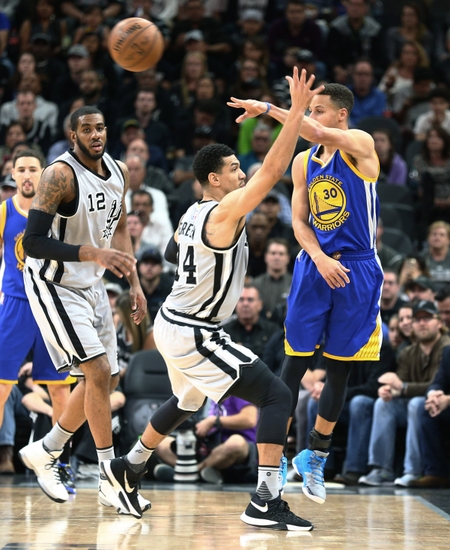 NBA: Golden State Warriors at San Antonio Spurs